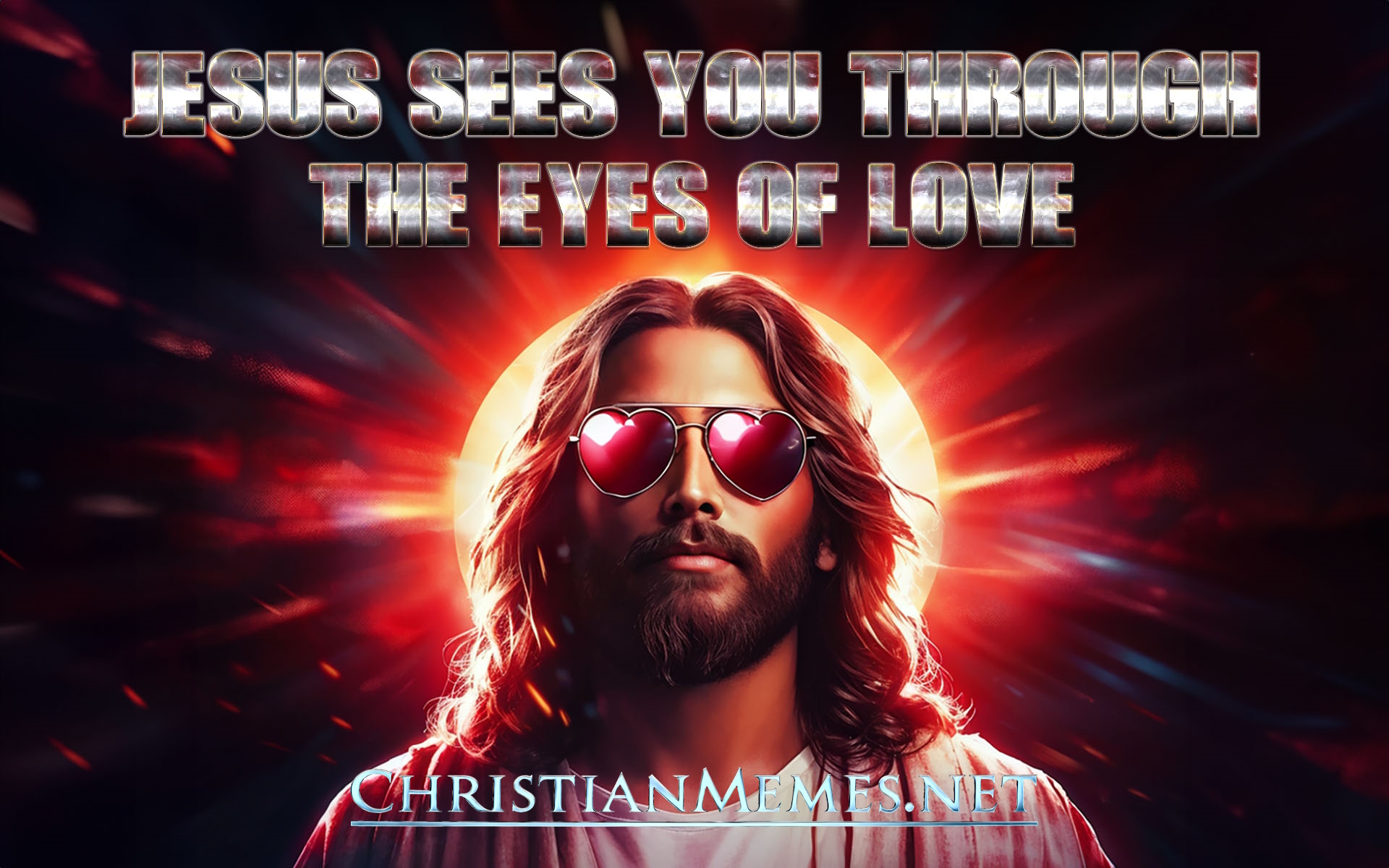 Jesus Sees You Through the Eyes of Love