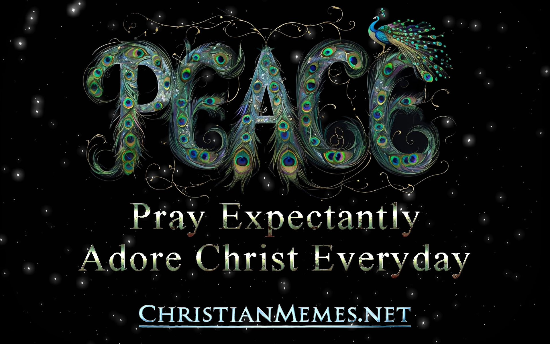 Pray Expectantly Adore Christ Everyday