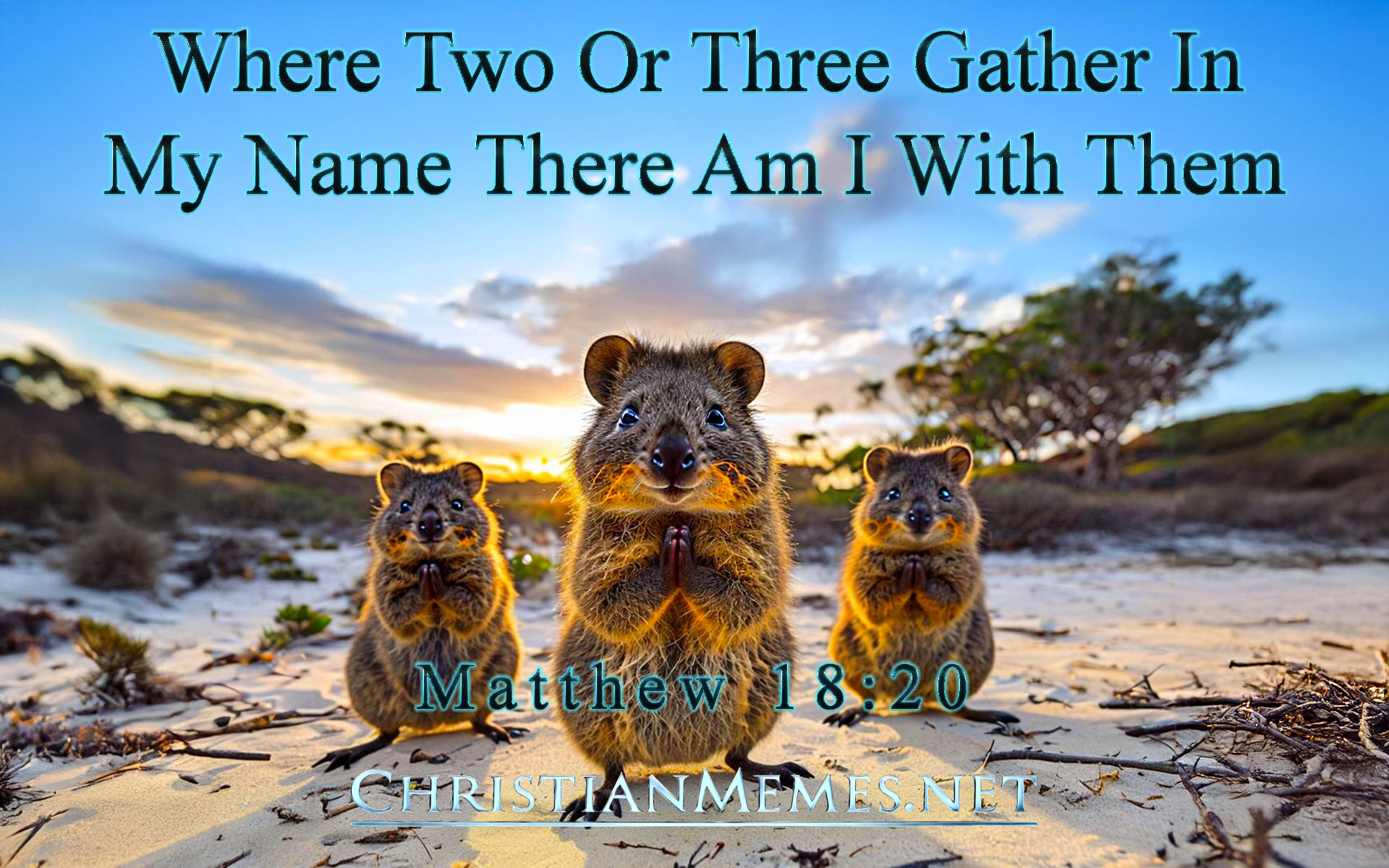 Two Or Three Matthew 18 Verse 20