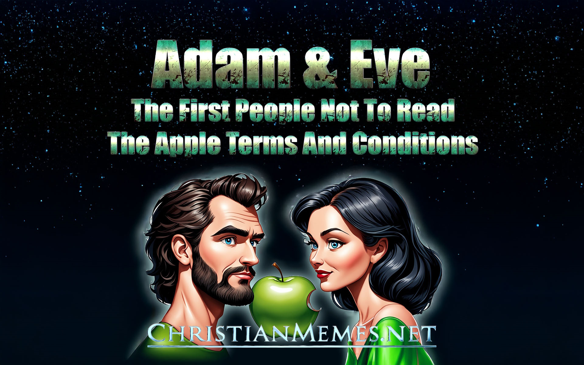 Adam Eve And The Apple