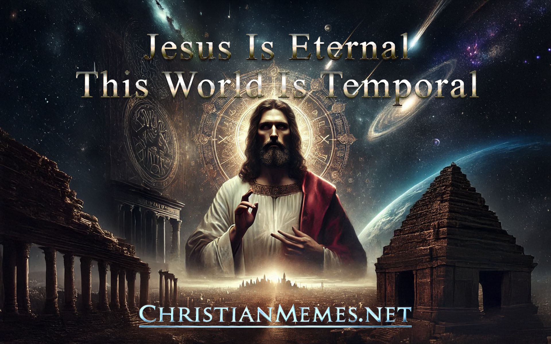 Jesus Is Eternal The World Temporal