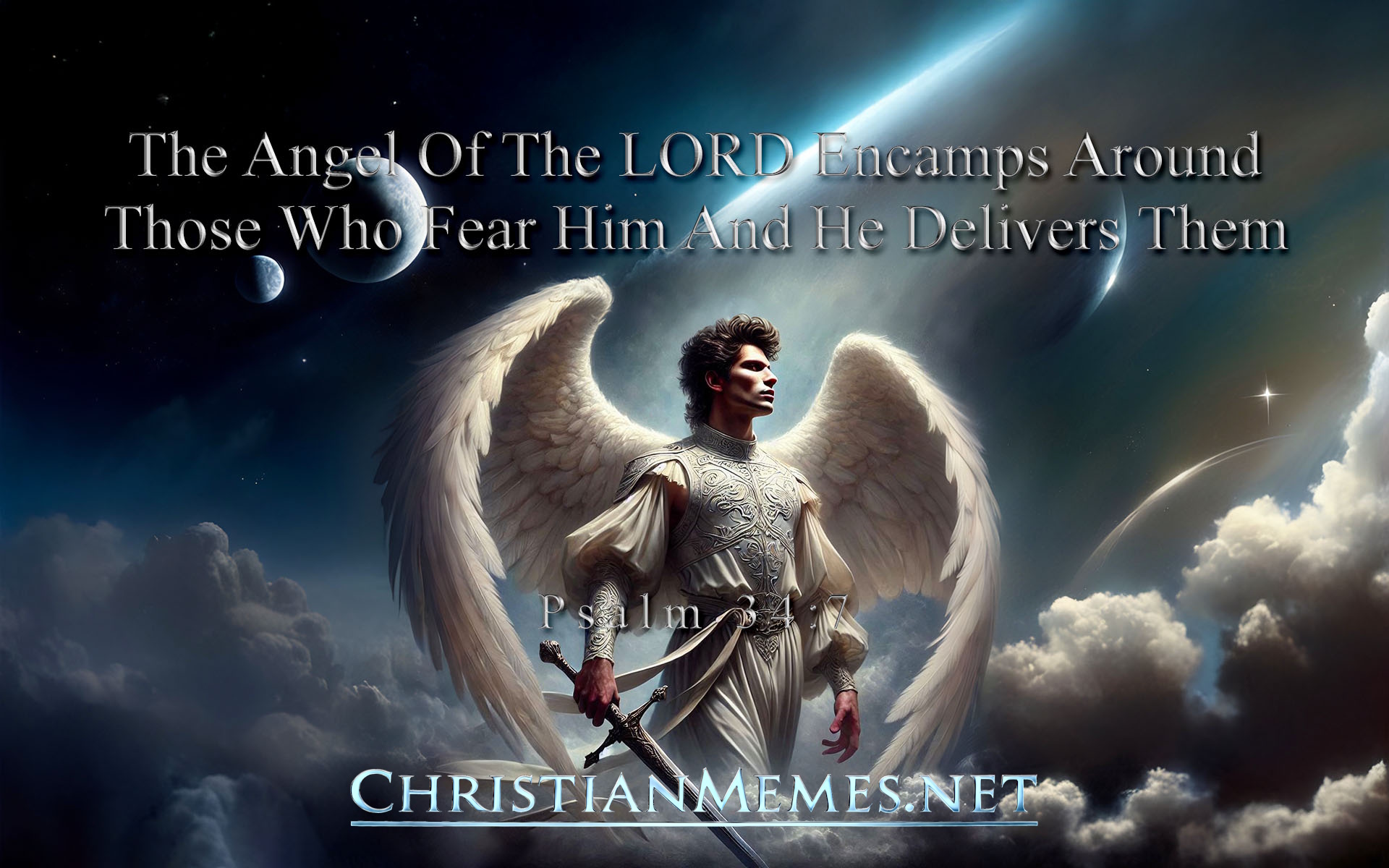 The Angel Of The Lord Psalm 34 Verse 7