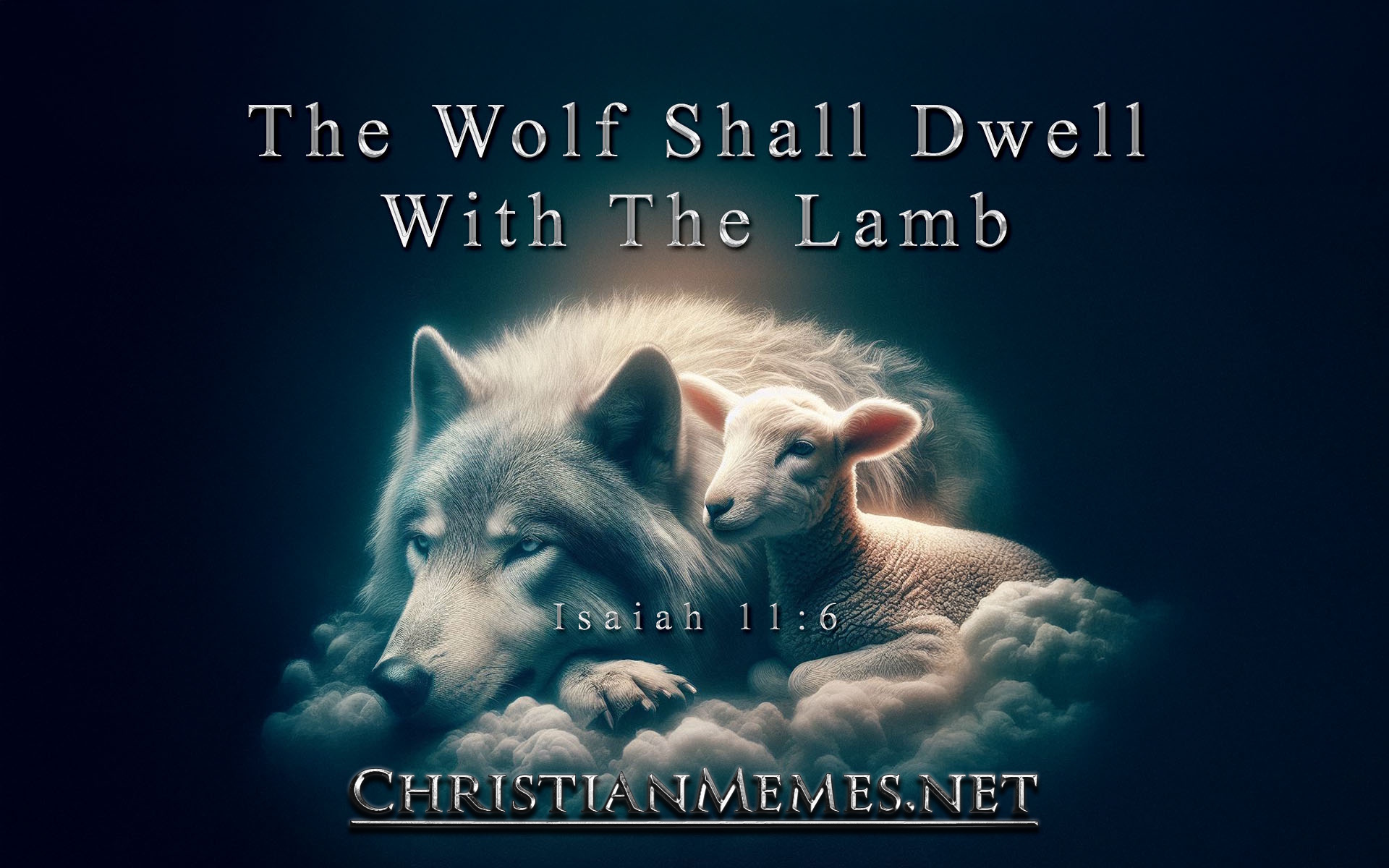 The Wolf And The Lamb Isaiah 11 Verse 6